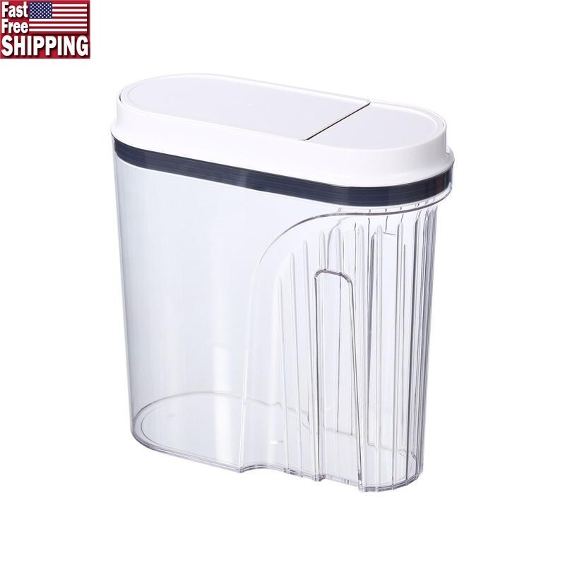 Airtight Cereal Container 19 Cup W/ Pop Up Lid Easy Pour Spout BPA Free New