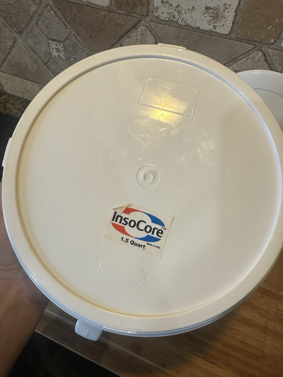 Vintage Insocore Hot/Cold Insulated Stainless Steel Server 1.5 Quart With Lids