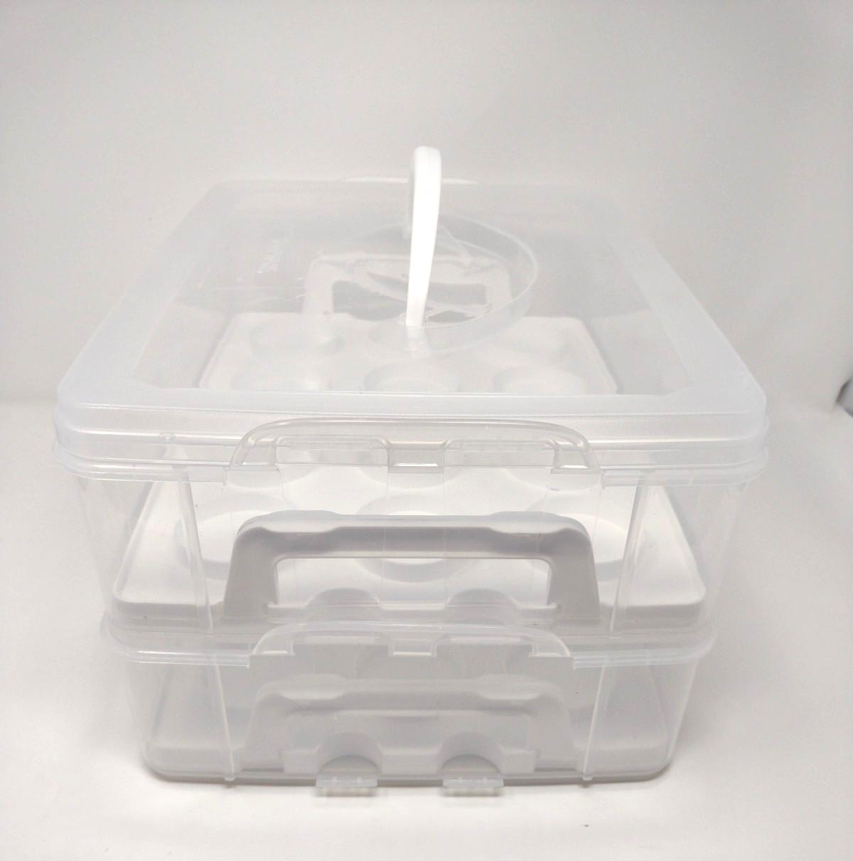 Snapware Cupcake Holder Carrier Plastic Sheer 24 Cup Cake Slots