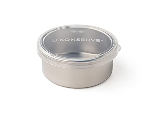 Stainless Steel Round Food Storage Bento Container, Leak Proof Silicone Lid D…
