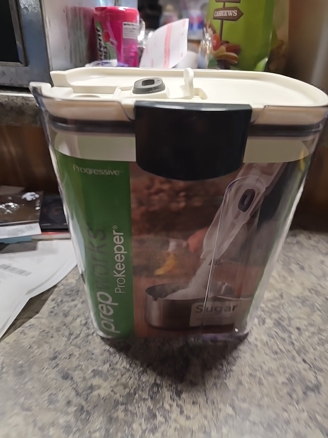 Progressive International PKS-500 ProKeeper Plastic Sugar Storage Container