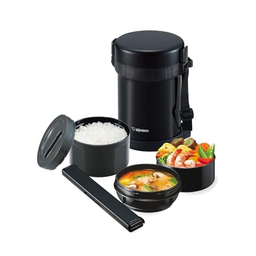 Zojirushi Insulated Lunch Box Stainless Steel Holds approximately 3 cups of rice