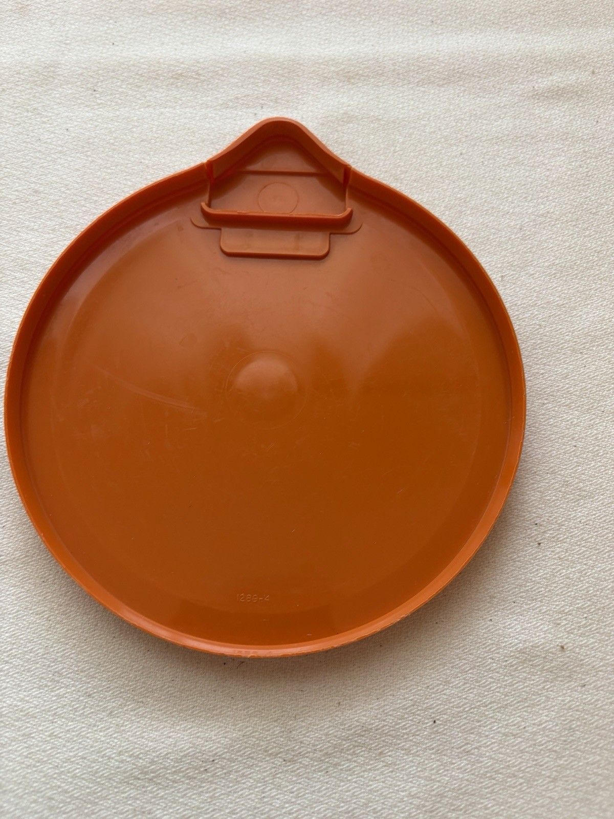 Orange Tupperware 6″ Measuring Bowl Pitcher Lid Flip Pour Spout Replacement