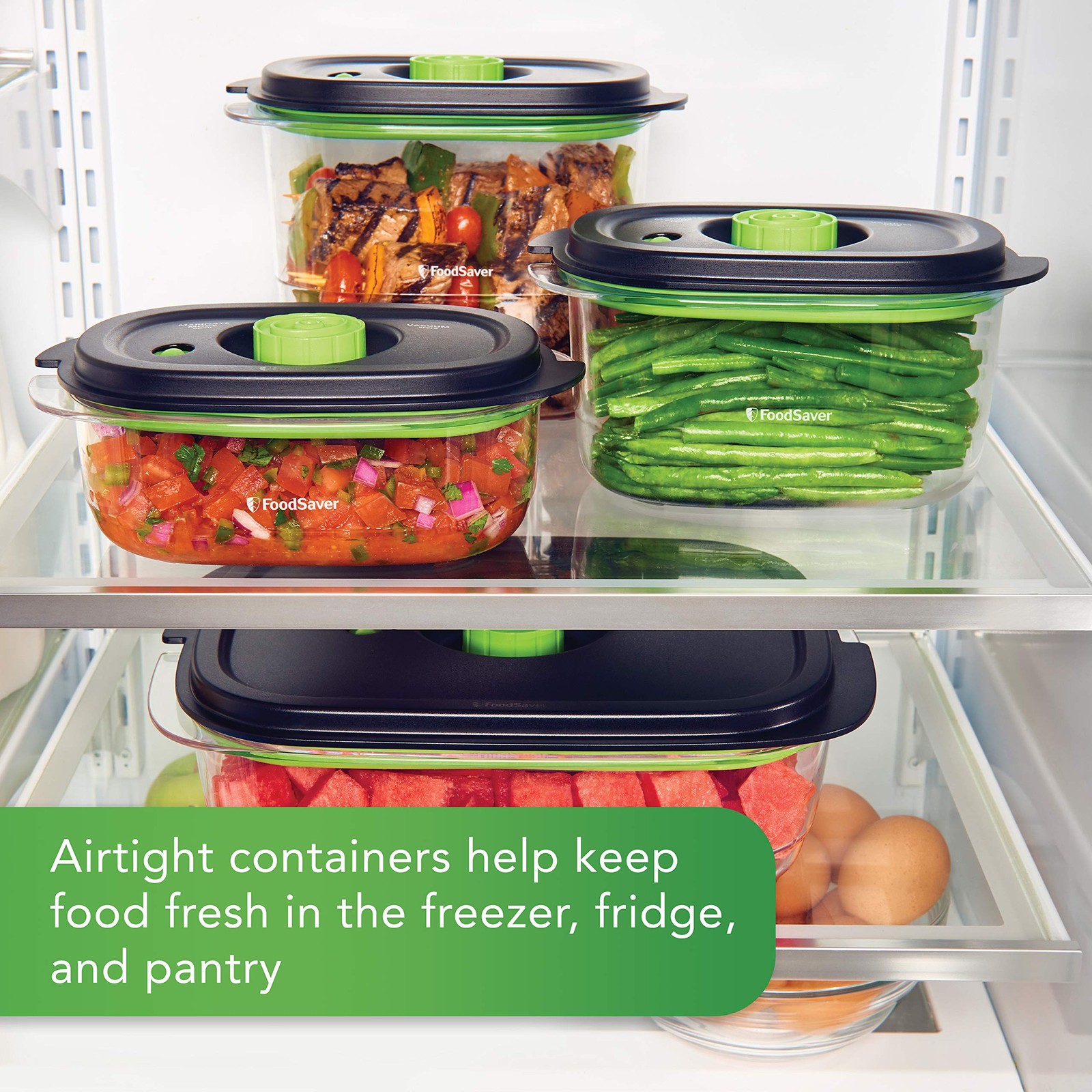 FoodSaver Preserve & Marinate Vacuum Containers, 1 Container, Clear