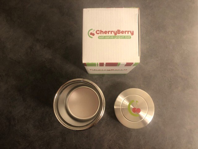 16oz Stainless Steel Frozen Yogurt/Berries/Nuts/Salad/Etc To-Go Lunch Container