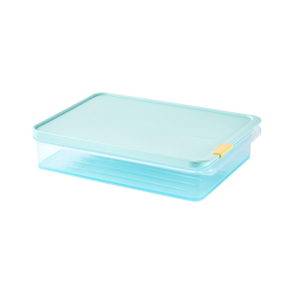 HFL106 Freezer Fit Plastic Food Storage Container with Lid for Kitchen, Lunch, M