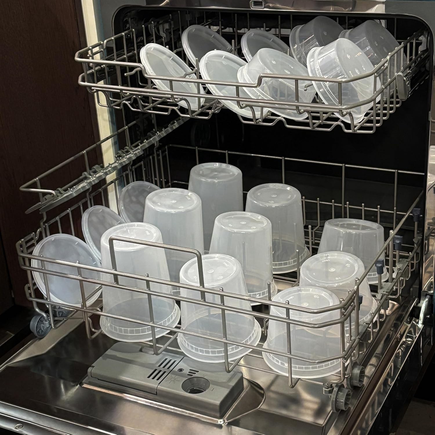 50 Sets 16 Oz Plastic Deli Containers with Lids – Food Storage Containers