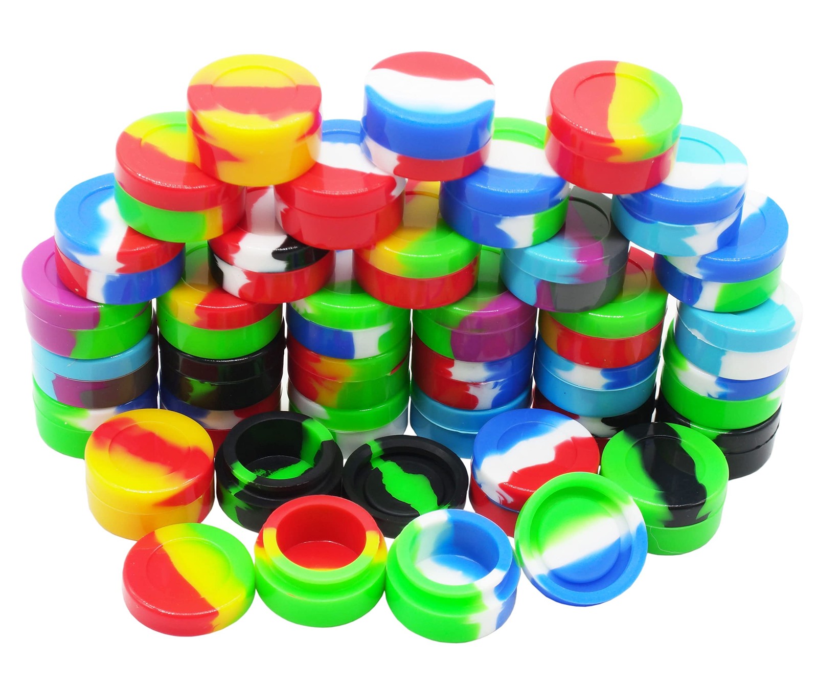 7ml Silicone Wax Concentrate Containers Nonstick Jars 10