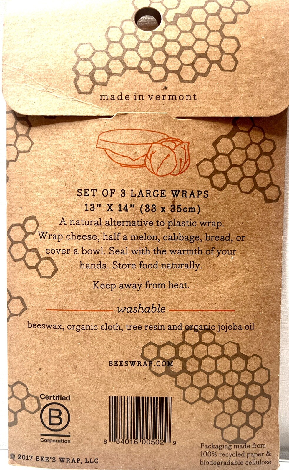 Large 3 Pack Made In The Usa With Organic Certified Cotton Plastic And Silicone