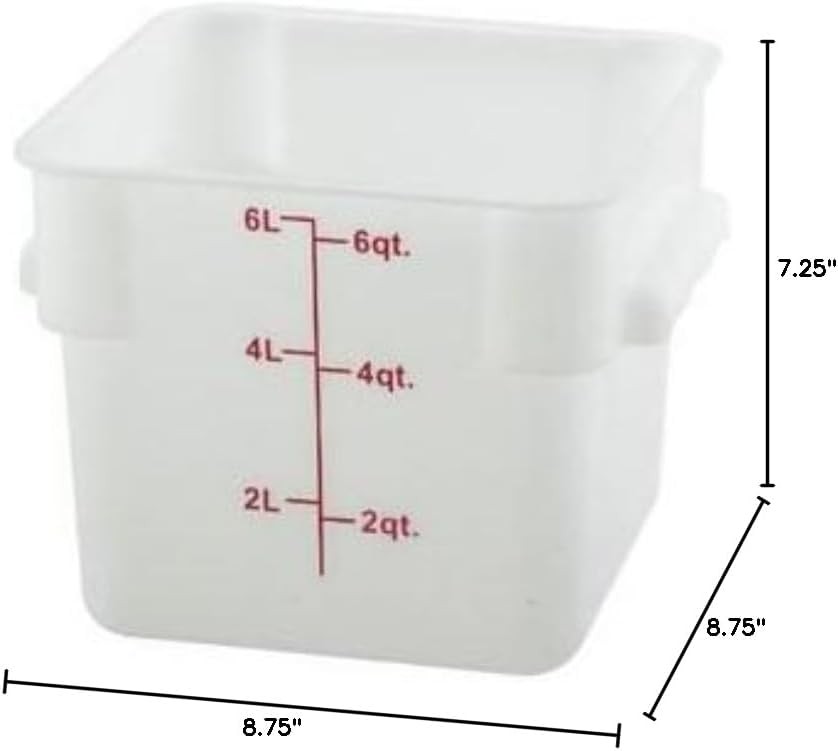 PESC-6-6 qt Food Storage Container