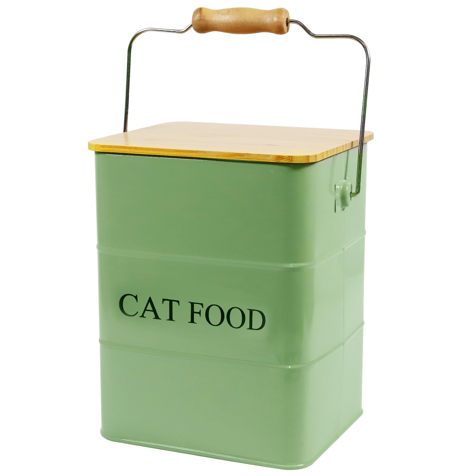Farmhouse Cat Food Storage Container,Cat Food Canisters,Pet food Container Ho…