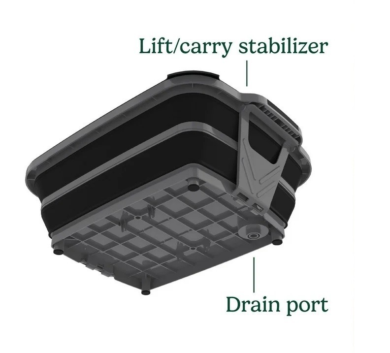 Cuisinart 4-in-1 Expandable Prep & Serve Tub with Removable Drain Port, 1/2 ct.