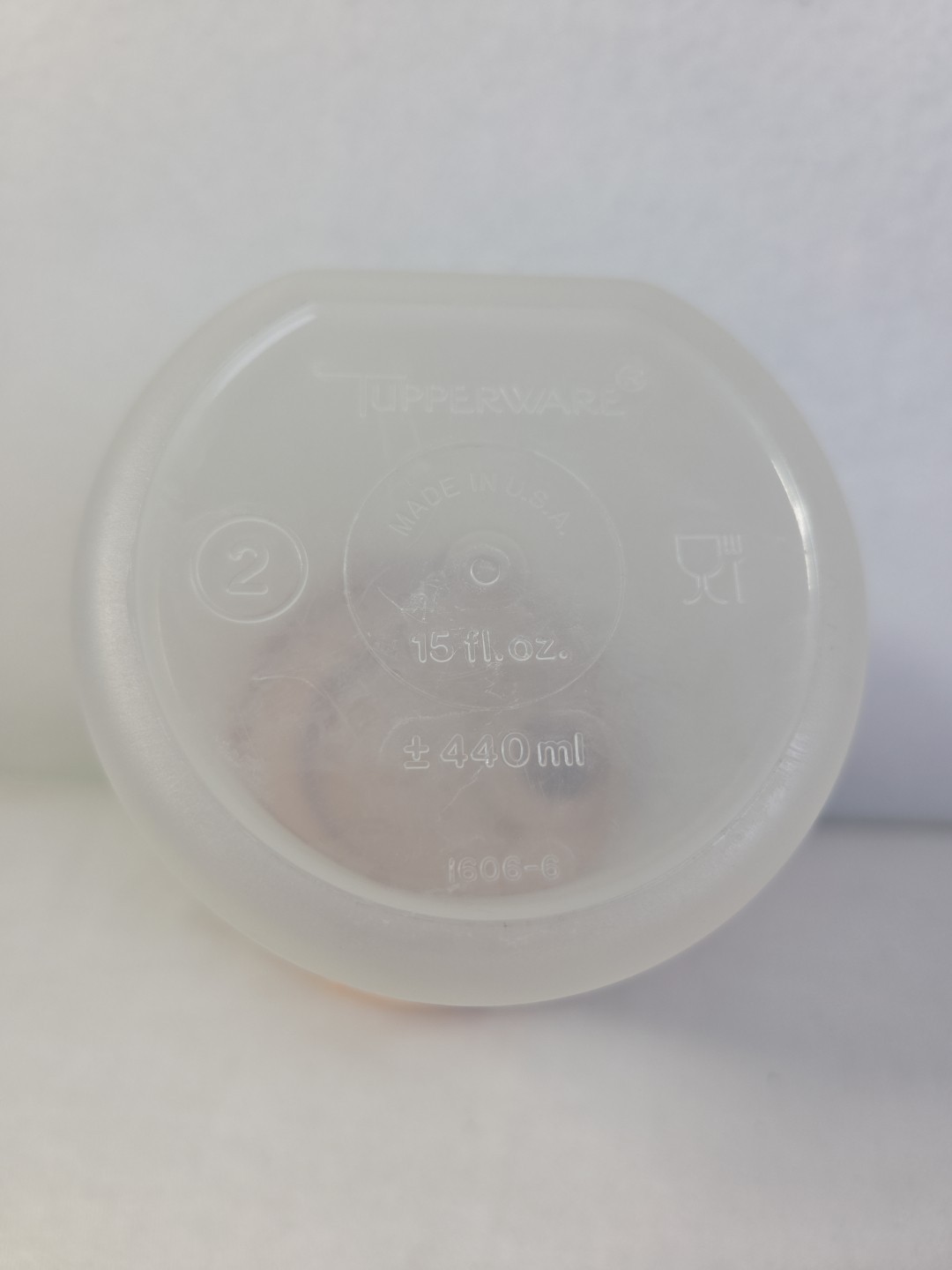 Tupperware Modular Mate Container with Pink Easy Pour Lid / Spout