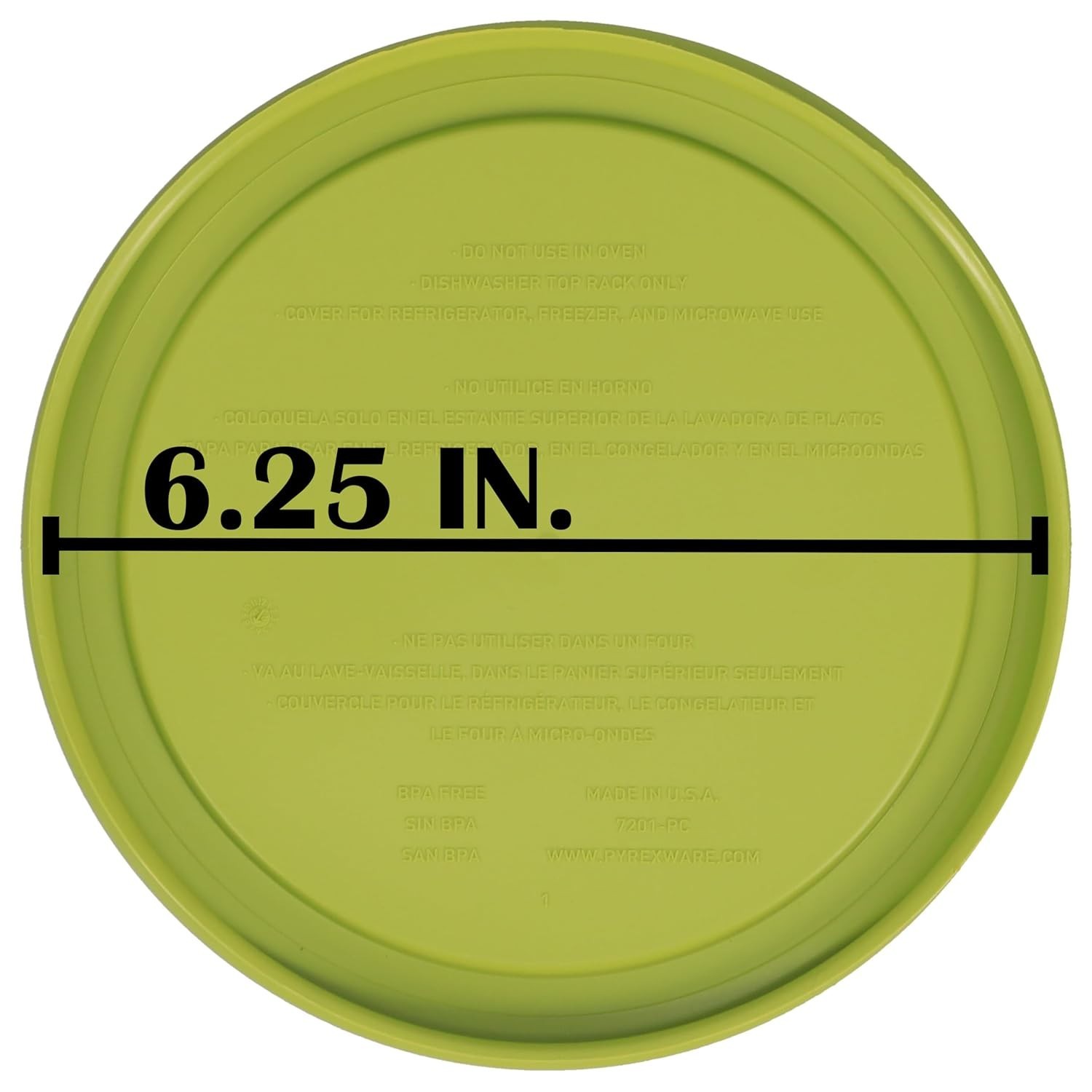 BPA-Free 4-Cup Food Storage Lids in Edamame Green – Microwave & Freezer Safe