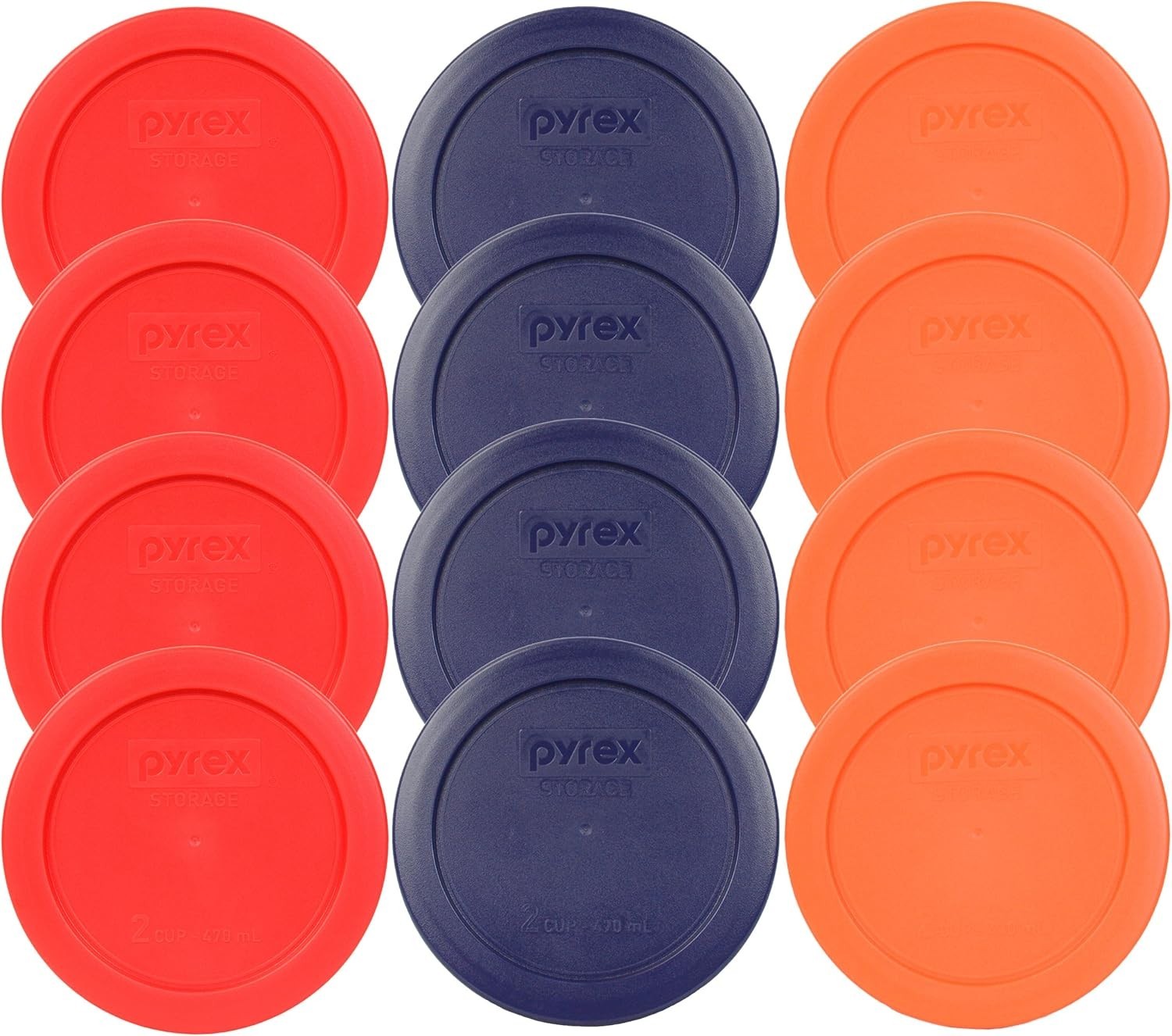 Genuine Replacement Lids 12-Pack – Microwave & Dishwasher Safe in Vibrant Colors