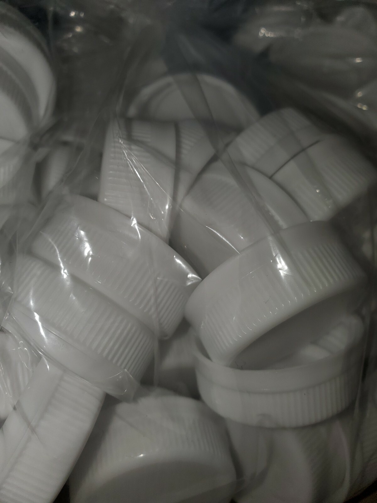 (348) 8oz Clear Plastic Juice Bottles with White Caps👑