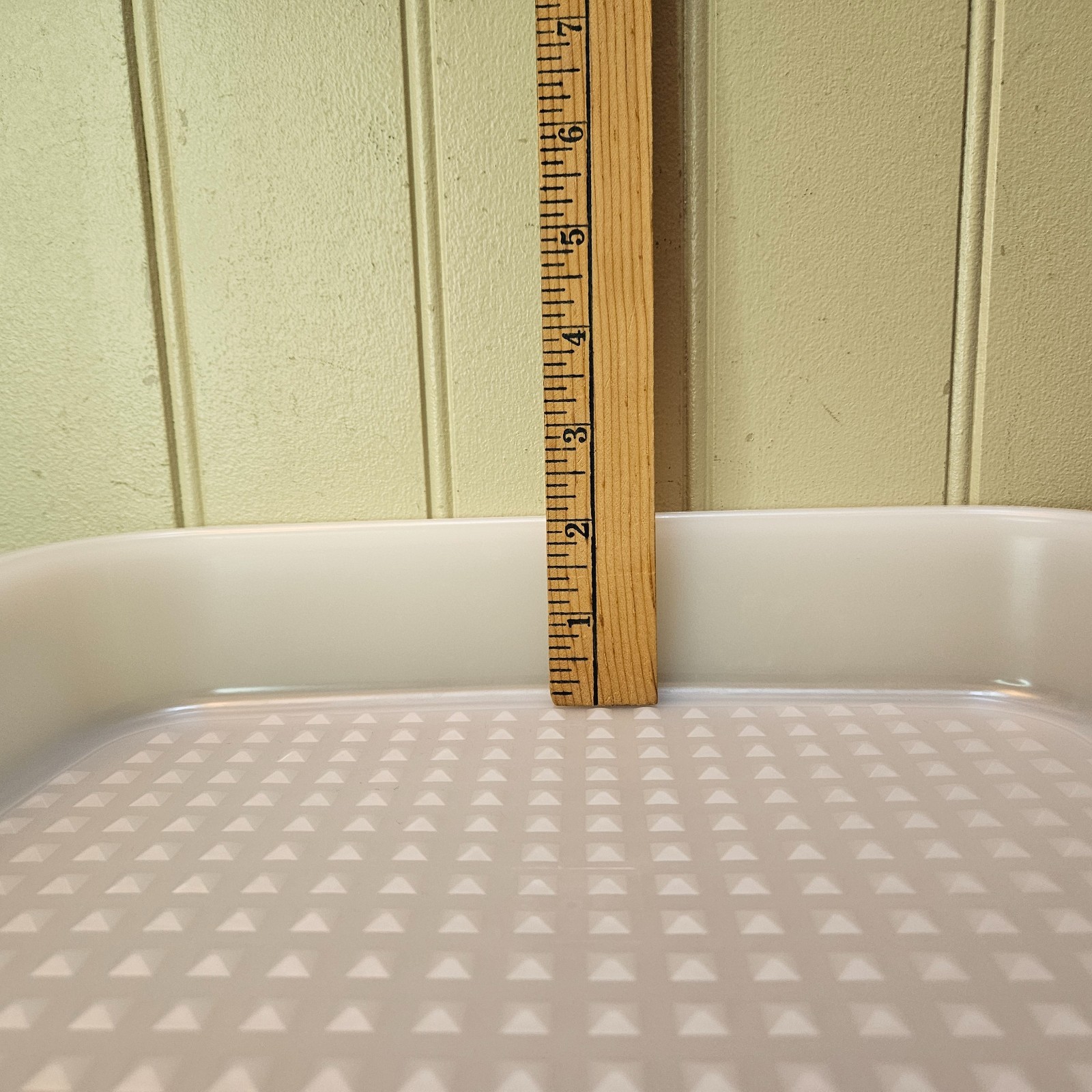 VTG Large Tupperware Meat Marinating Container Paprika 1294 White Lid