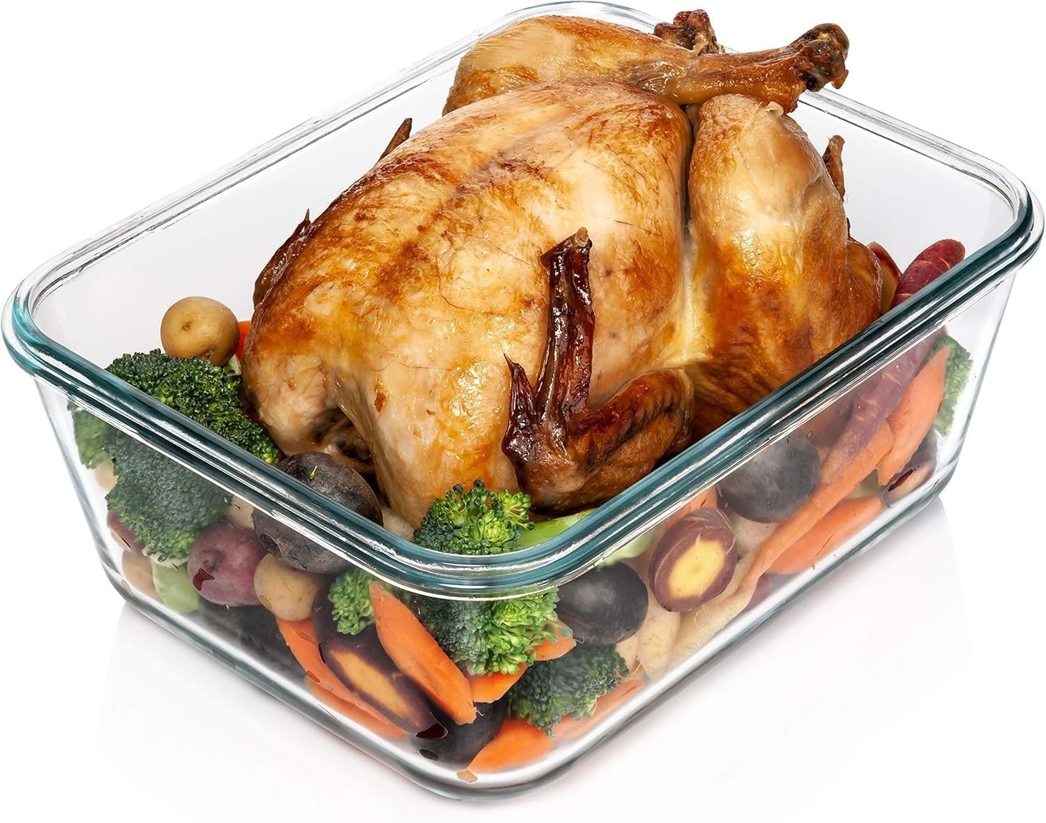 Largest Glass Food Container with Locking Lid