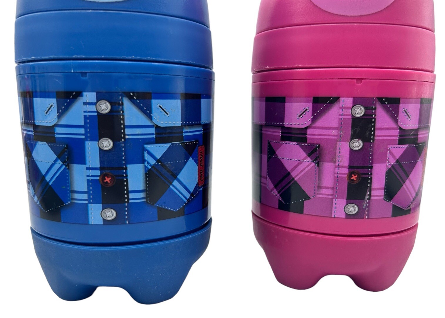 Set Of 2 Cool Gear 8 Fluid Ounces Cool Zooey Bear Snack Container Blue & Pink