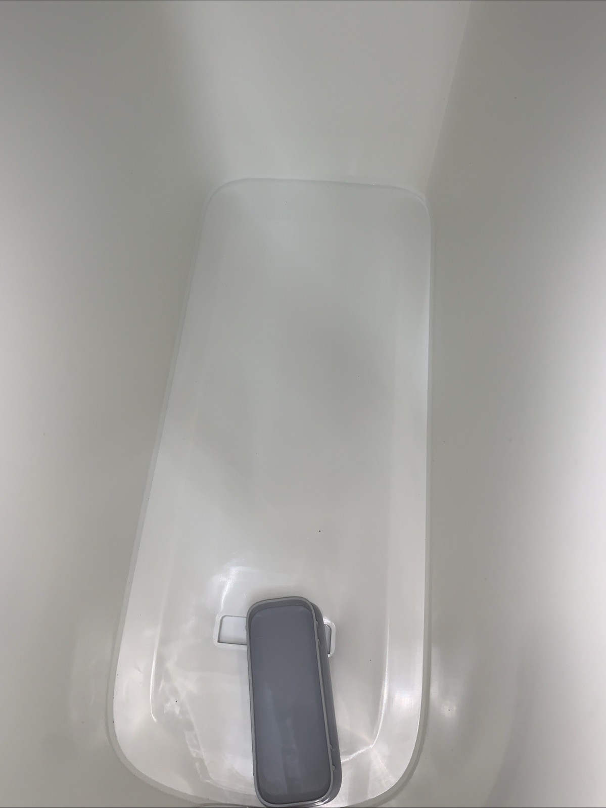 25Lbs Rice Dispenser, Large Grain Container Grey/White