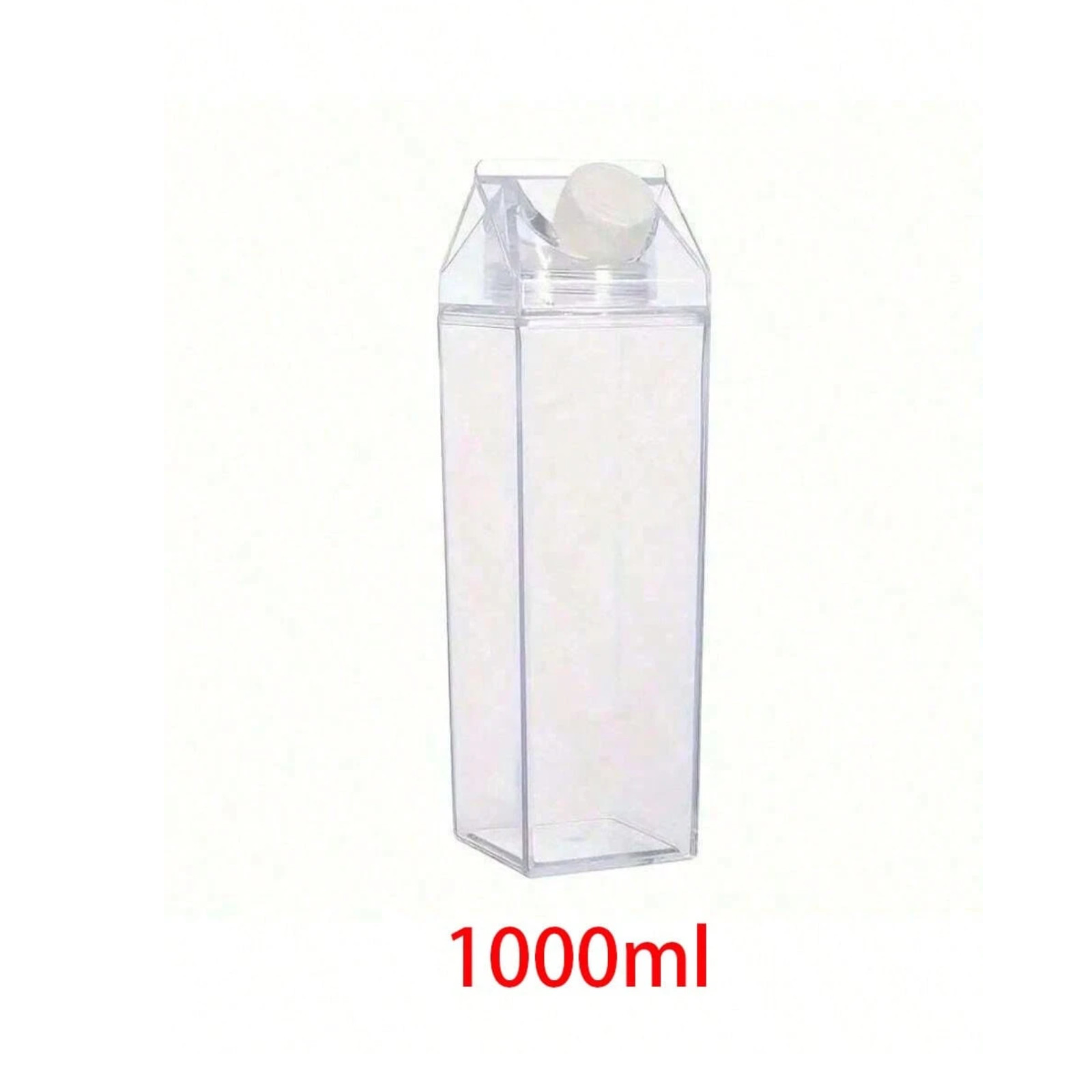 Milk Cup Food Dispenser Multi-Purpos Portable Large Square Sealed Storage Bottle