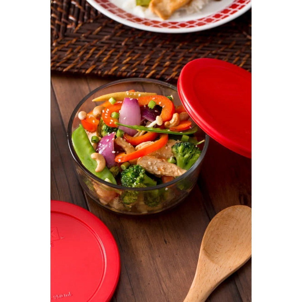 Glass Food Storage Containers with Lids, Set of 2, Oven Safe Baking Dishes for