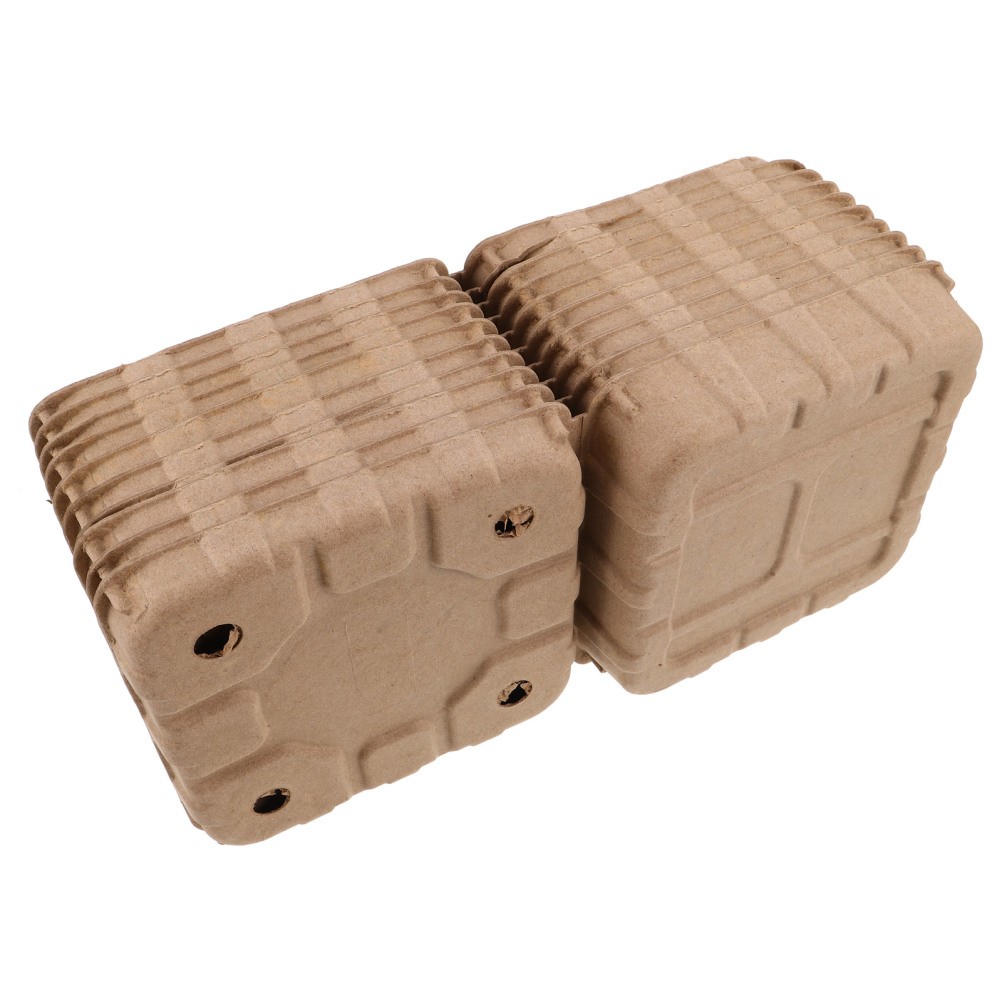 10 Pcs Biodegradable Strawberry Box Paper Cartons Blueberry Storage Basket
