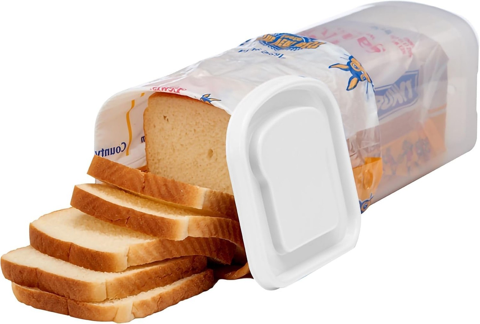 Buddeez Bread Buddy Airtight Bread Storage Container- Slice by Slice Dispensi…