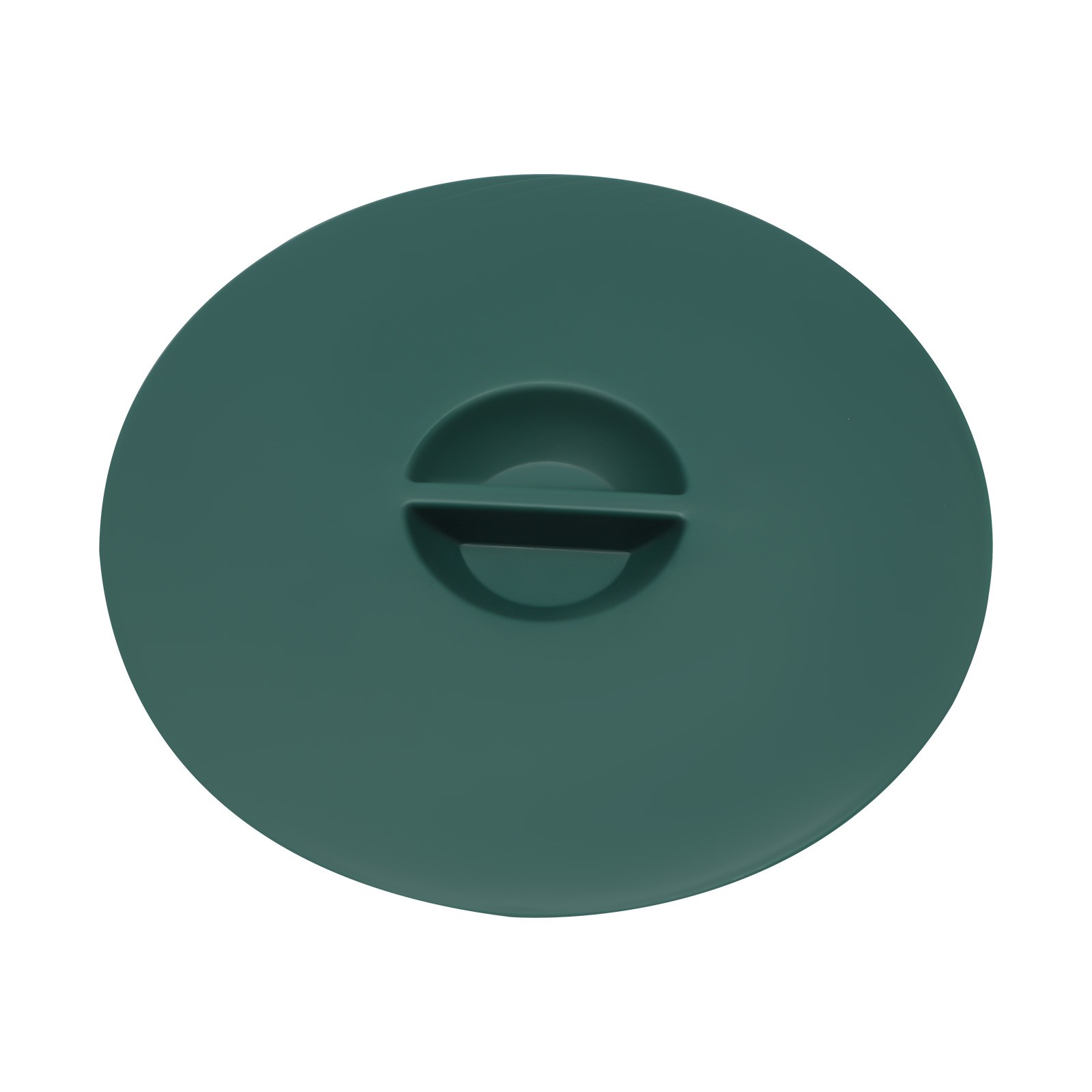 Rotating Dry Food Dispenser PET, PP Green Round Kitchen Grain Storage Container
