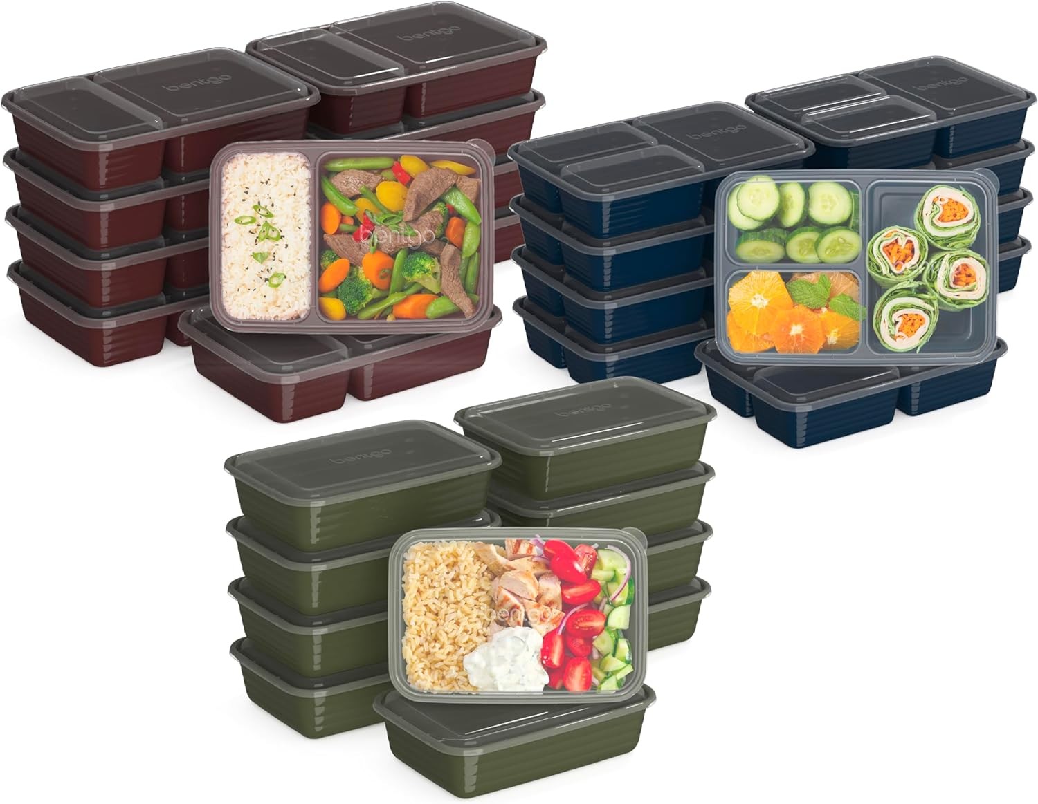 Bentgo Prep 60-Piece Meal Prep Kit Reusable PFAS & BPA-Free Food Containers