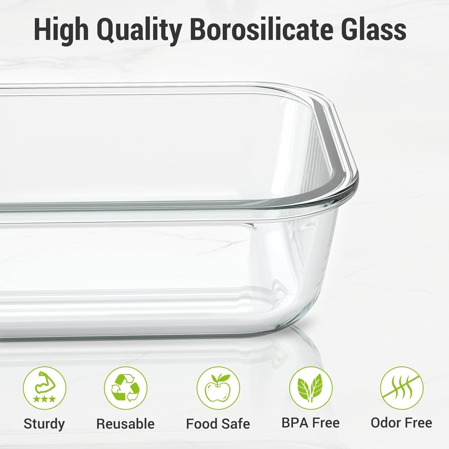 Stylish Gray Glass Meal Prep Containers – Airtight & Lockable for Freshness