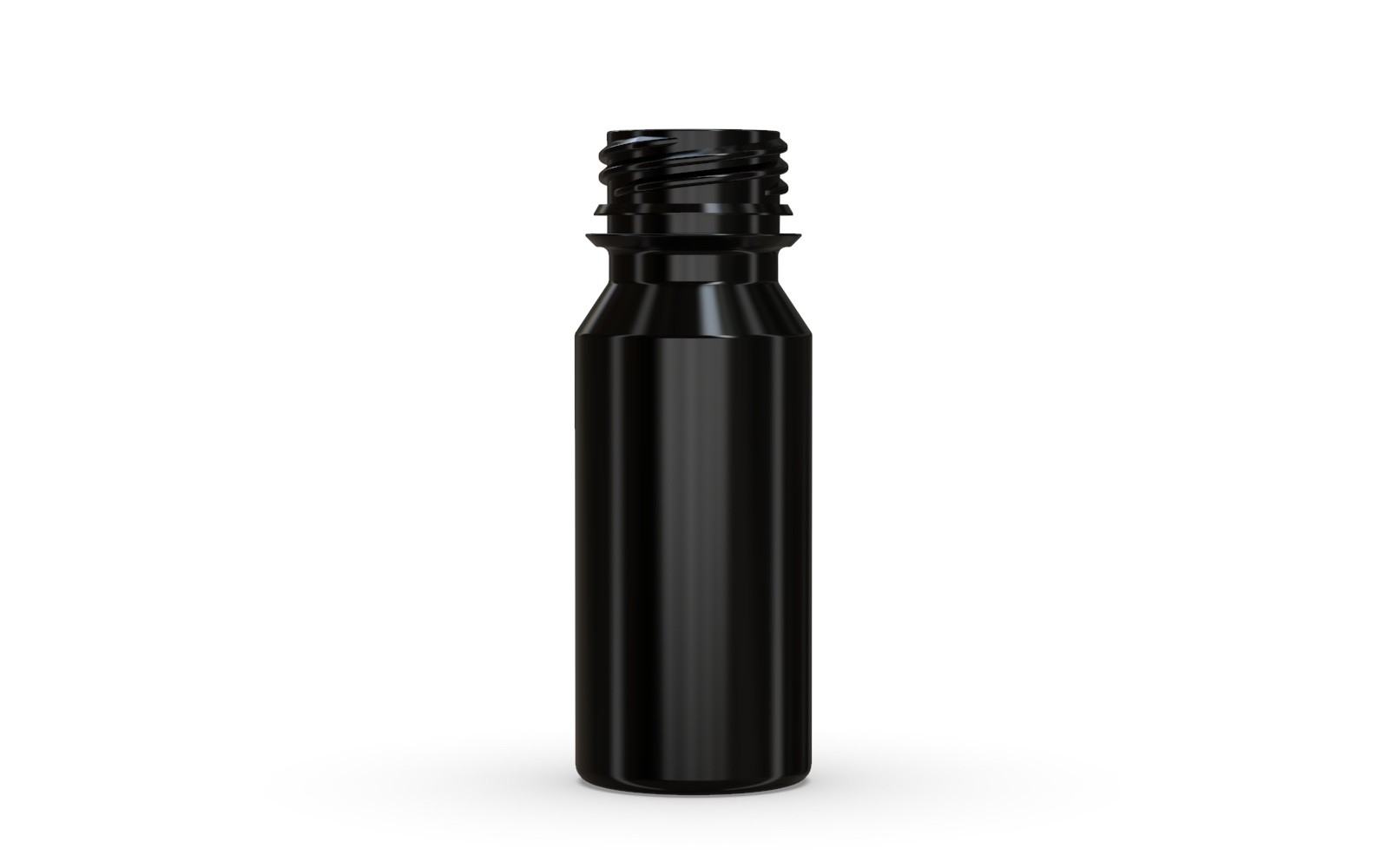 CHUBBY GORILLA 60ML STUBBY AVIATOR SHOT BOTTLES (5pack) BLACK BOTTLE/BLACK LID
