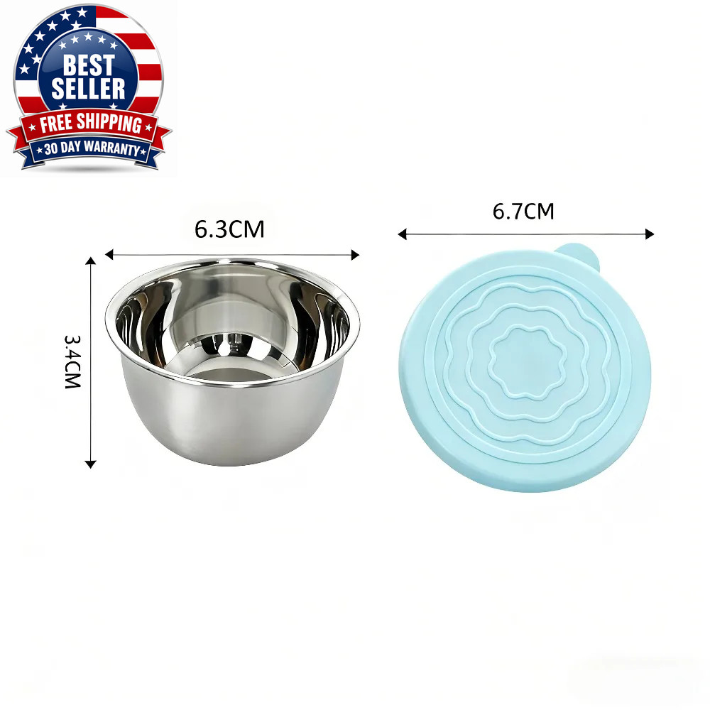12Pc 304 Stainless Steel Food Containers with Leakproof Lids – Dishwasher Safe S