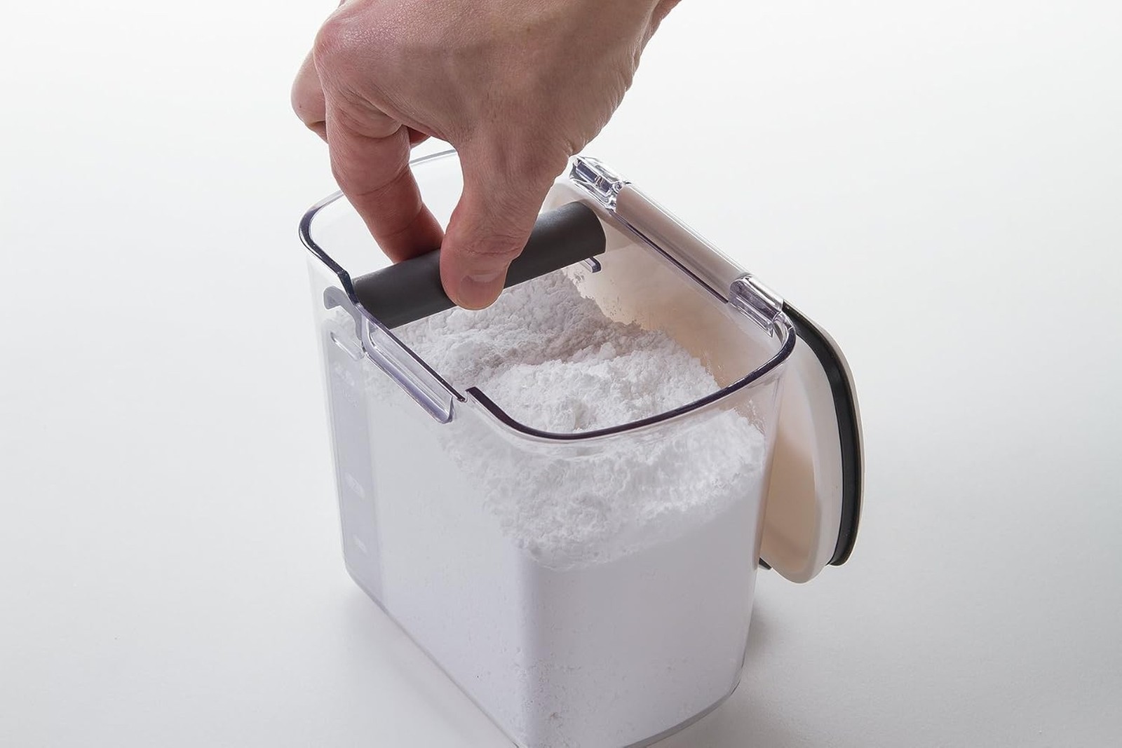 ProKeeper 1 Quart Airtight Powdered Sugar Storage Container – Grey, BPA-Fr