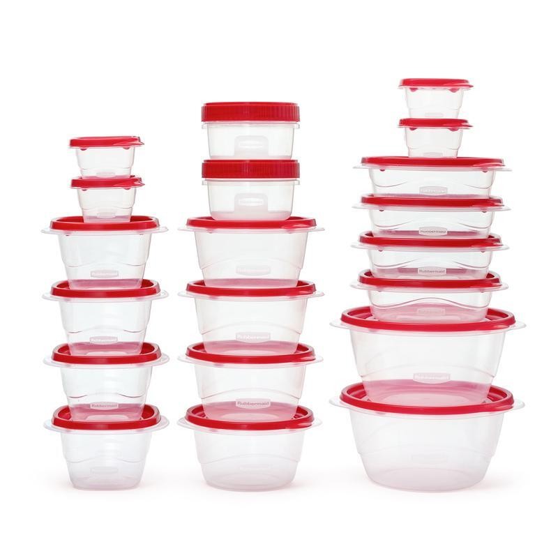 40PC Food Storage Containers Stackable Leakproof BPA-Free Meal Prep Set New
