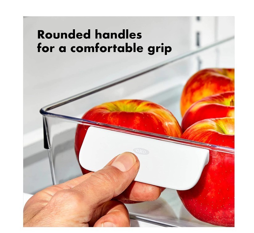 OXO Good Grips 4-Piece Refrigerator Storage Bin Starter Set