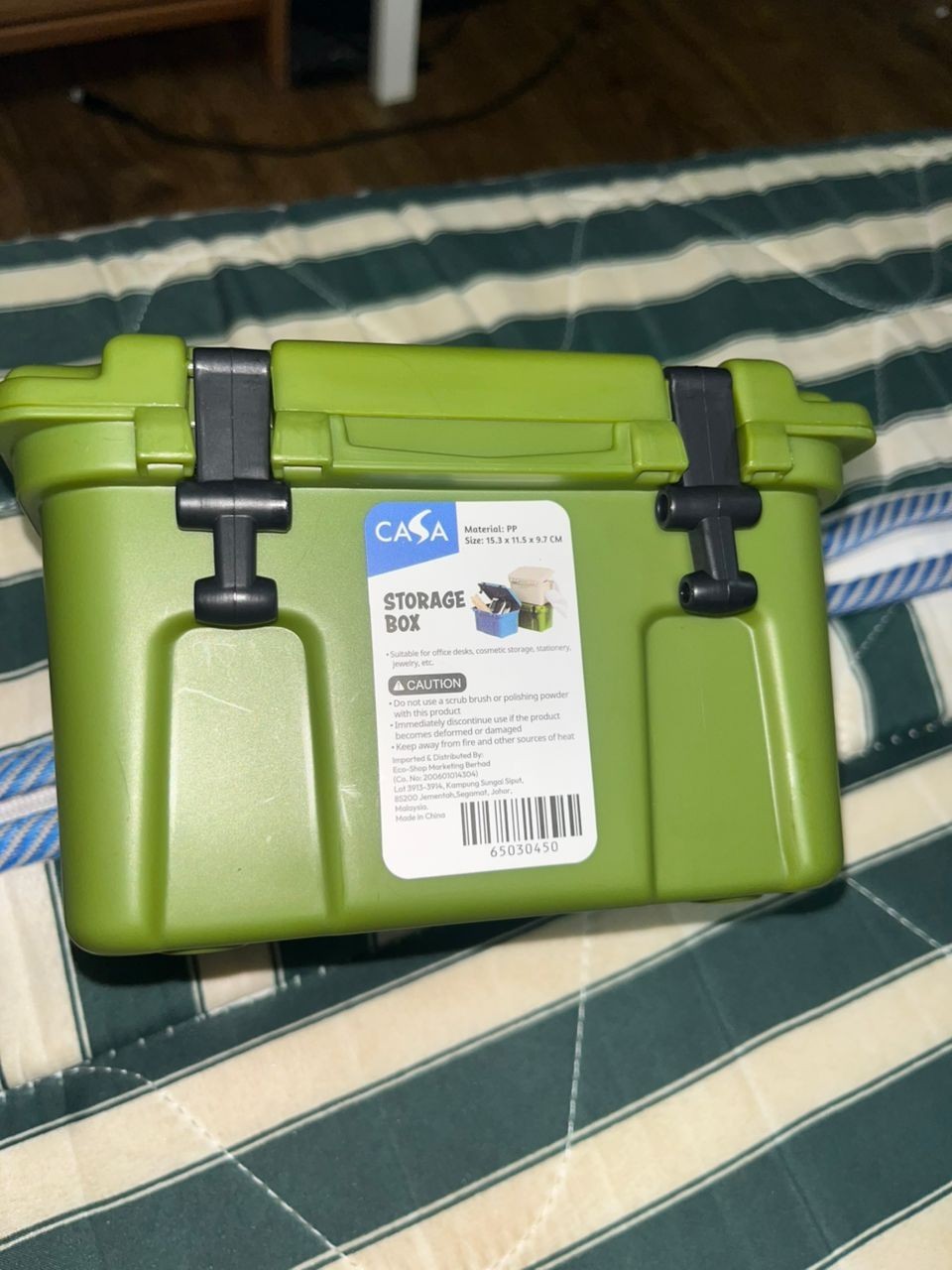 CASA Storage Box Safe Container 15.3 x 11.5 x 9.7