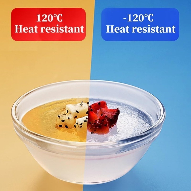 10 Pack 2.5oz Clear Glass Prep Bowls Dips Sauces Condiments Kitchen Storage New