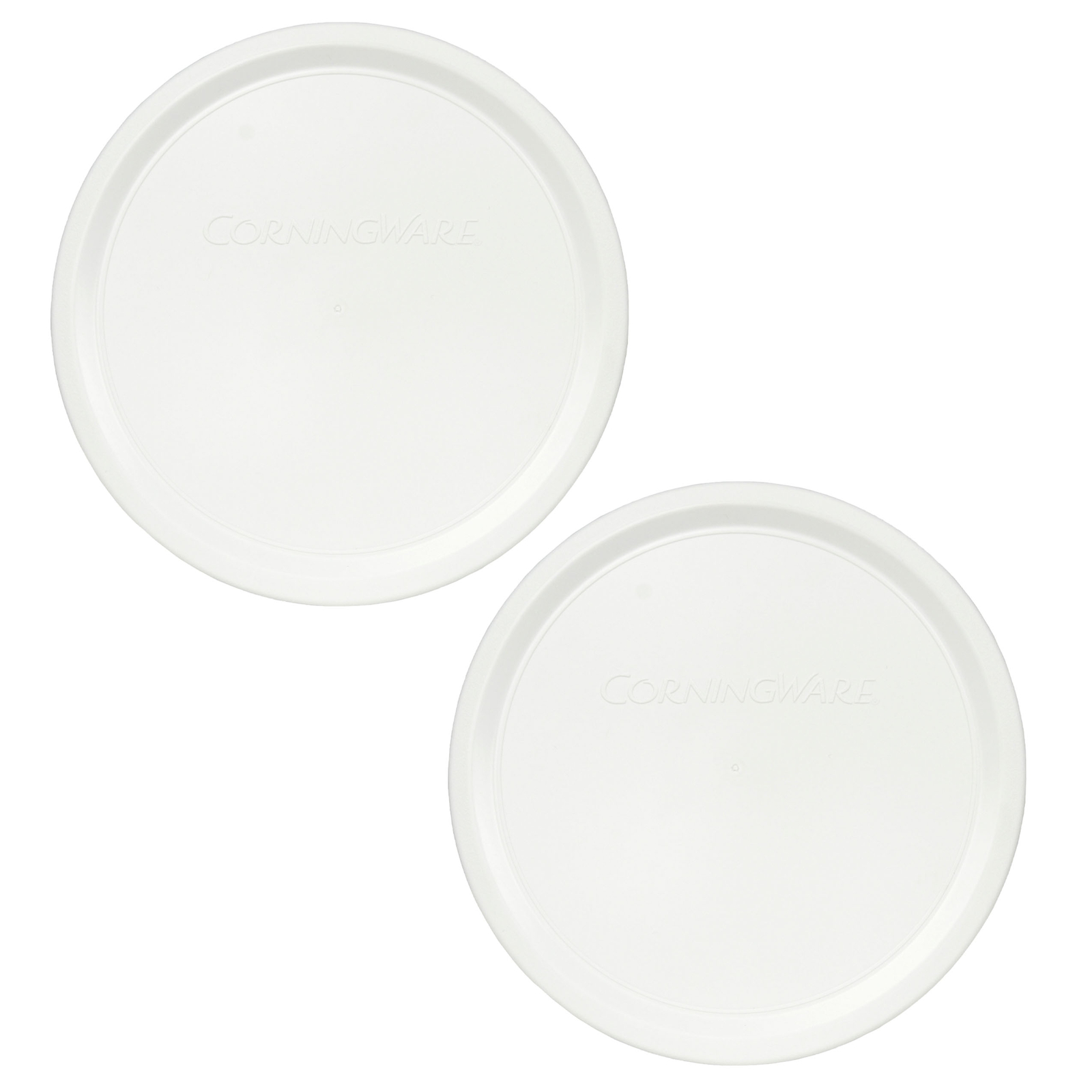 Corningware F-5-PC French White Plastic Replacement Lid (2-Pack)
