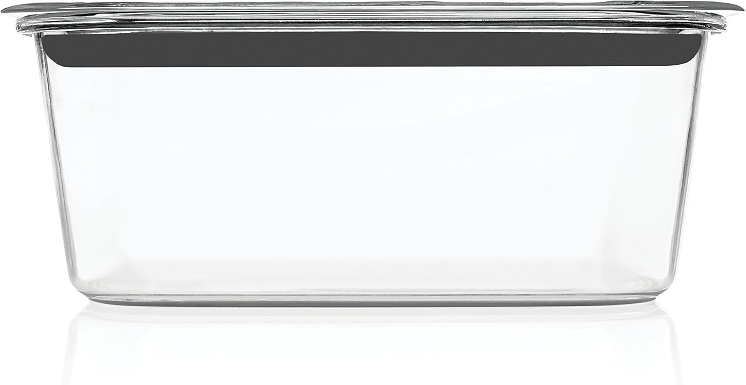 Rubbermaid Brilliance Large Food Storage Container, 9.6 Cup, BPA-Free, Leak-Pro
