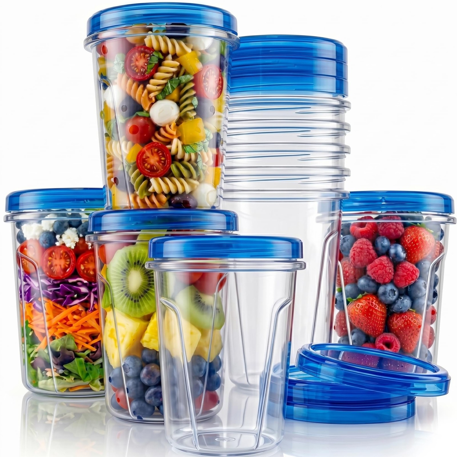 10 Pack 32 Oz Freezer Storage Containers Leak-Proof – BPA Free Soup Container…