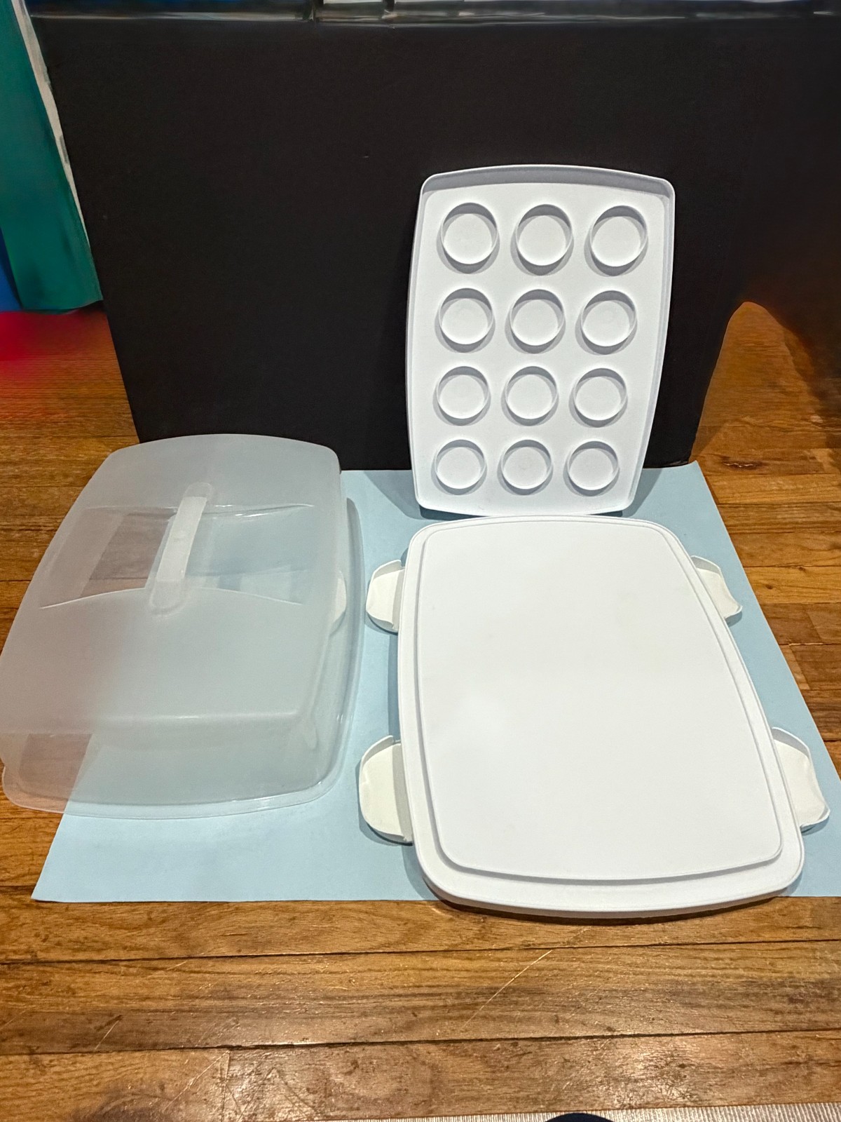2005 Vintage Wilton Ultimate 3 in 1 Caddy Cake Cupcake Holder Carrier Tote