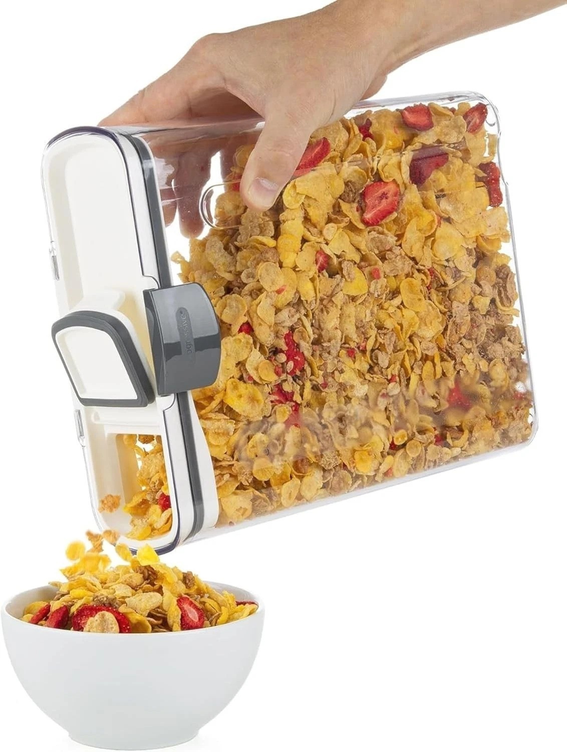 Transparent 9-Piece Kitchen Canister Set with Magnetic Accessories for Baking