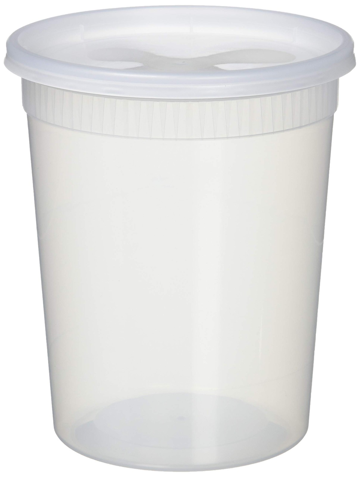 COMINHKR02572325 Sets 32Oz Plastic Soup/Food Container with Lids