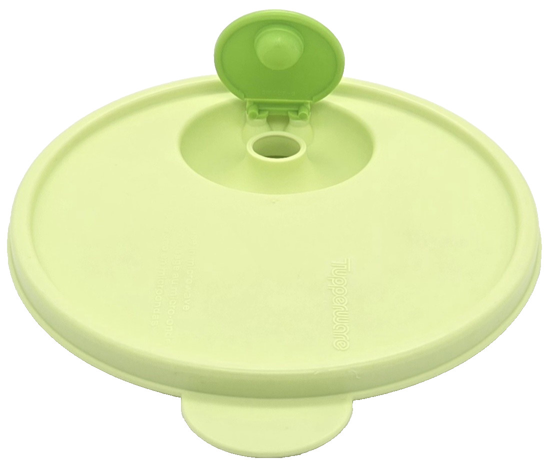 Tupperware Vintage CrystalWave 6 1/4″ Replacement Lid 2648A-1 Vented Lime Green