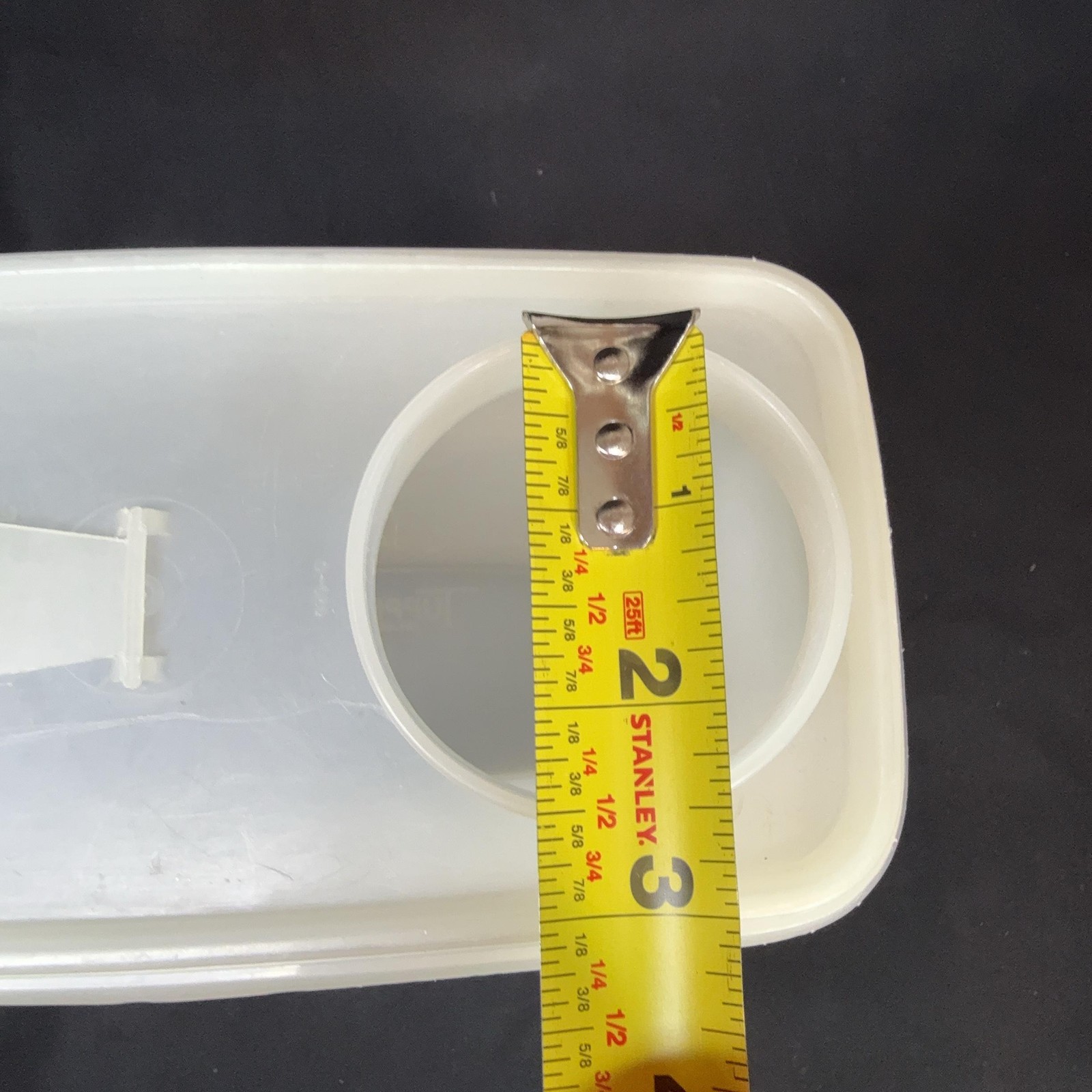 Tupperware Cereal Keeper Container Flip-Top Pour Spout Clear Plastic Storage USA