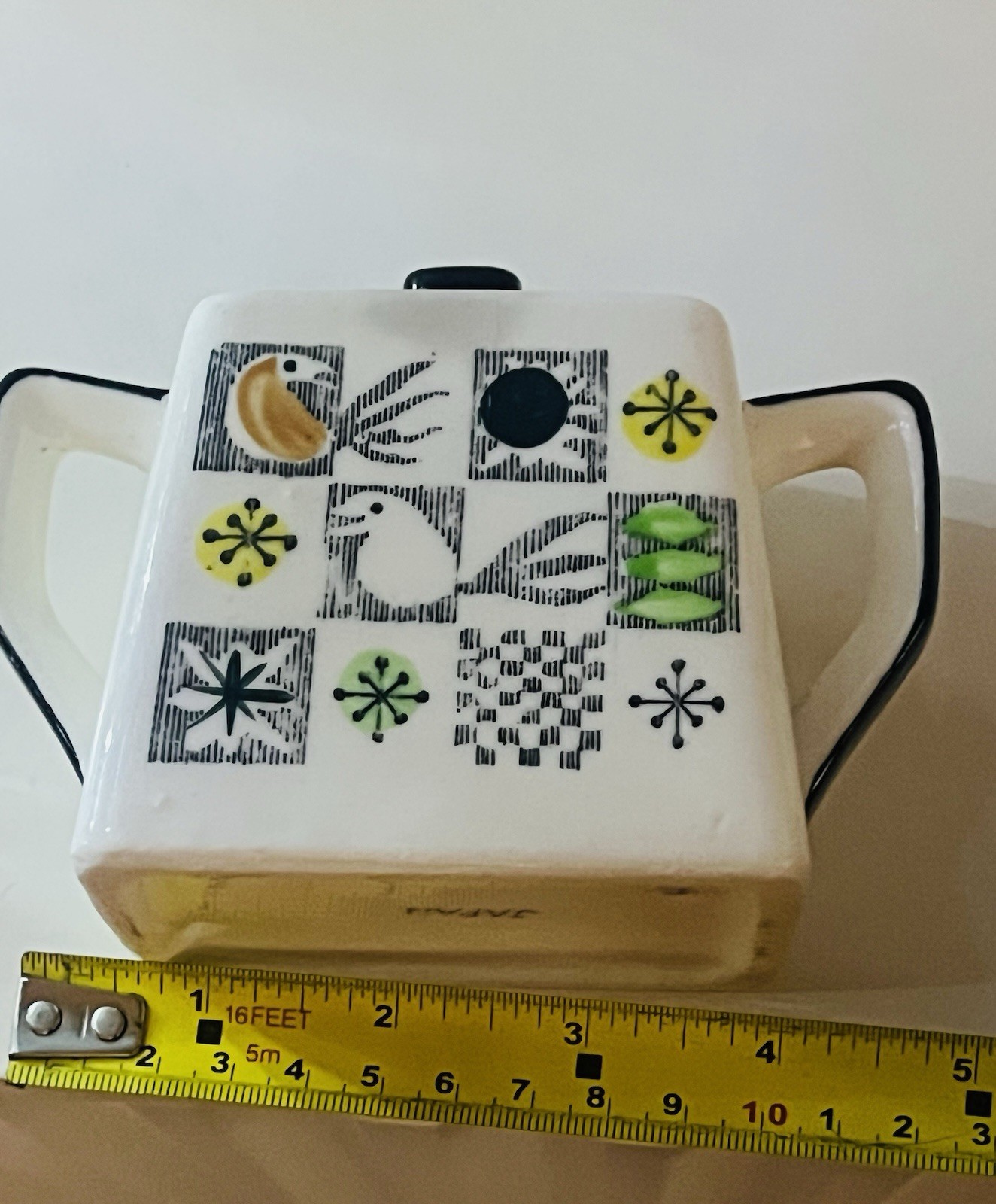 Hand Painted Kitchen Set Antique Pacific Japan Vintage Set of 4 Pacfic