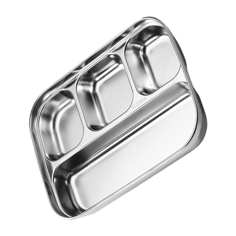 Easy to Use 304 Stainless Steel Multiple Compartment Tray For Everyday Use