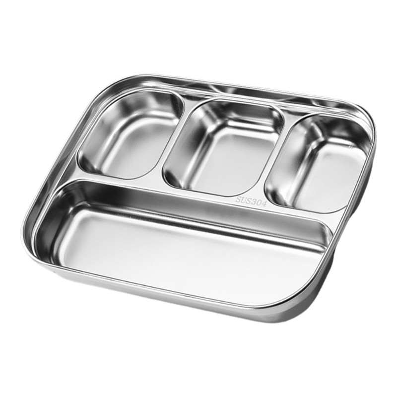 Easy to Use 304 Stainless Steel Multiple Compartment Tray For Everyday Use