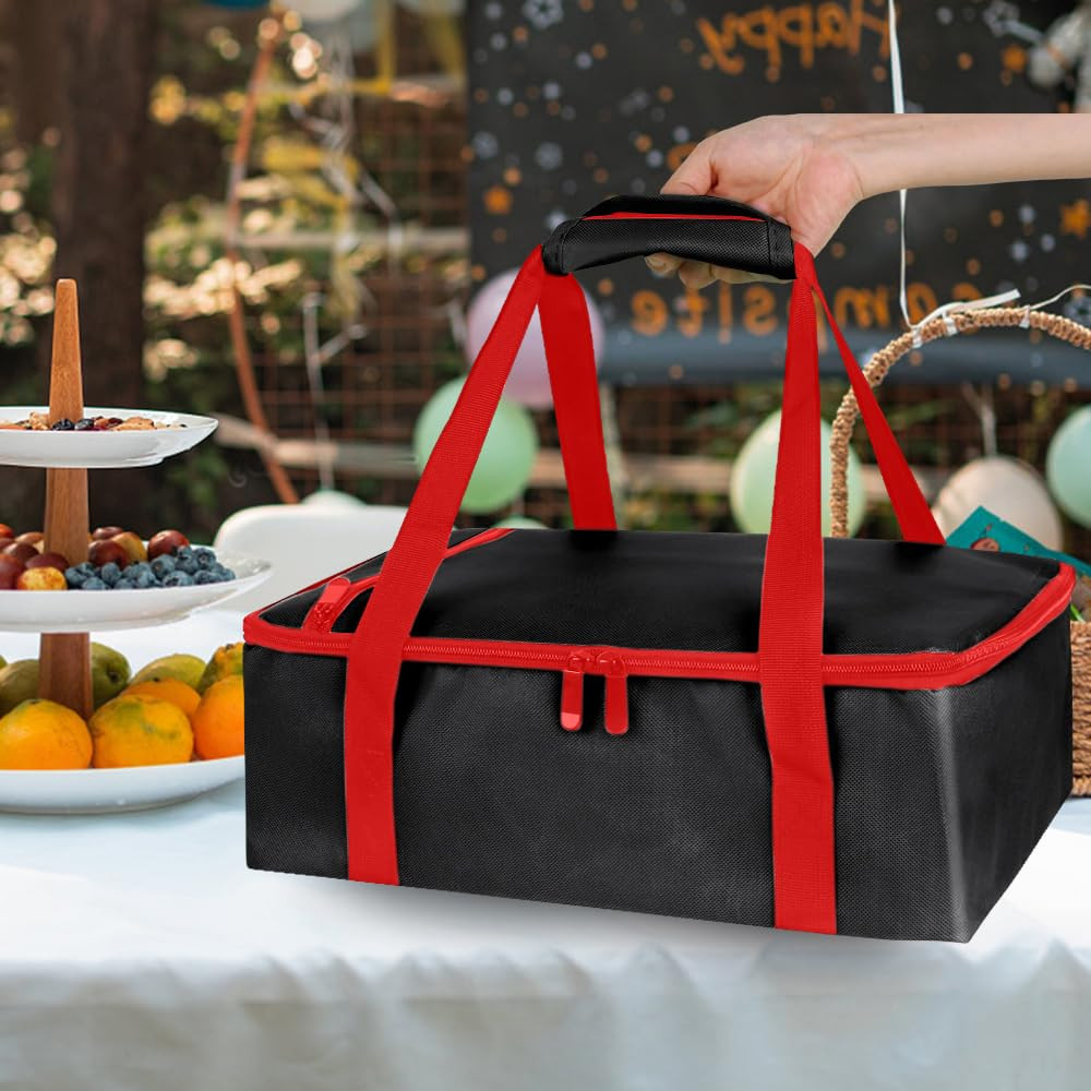Insulated Casserole Carrier for Hot or Cold Food, Fits 9″X13″ and 11″X15″ Baking